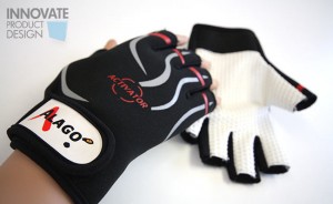 Sports Gloves, black and white